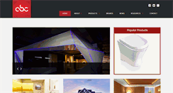 Desktop Screenshot of abcgroupindia.com
